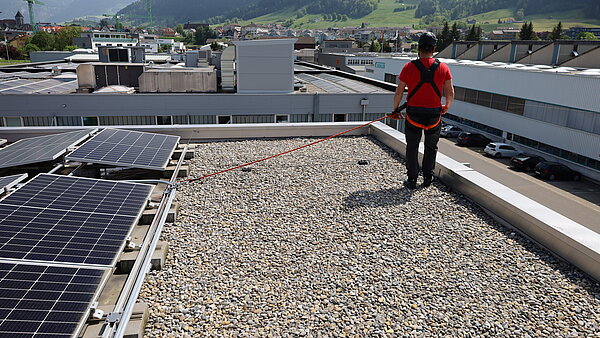 Appenzell Brouwerij - veilig op het randje van een val dankzij valbeveiligingssystemen van Innotech