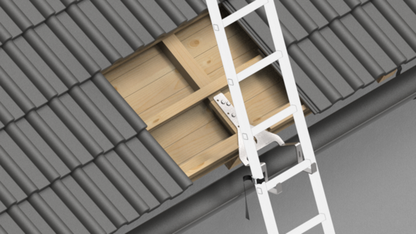 Protection pour échelle pour toits en pente d'Innotech